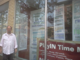 Mark Bloch in front of window in beacon